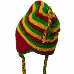 Rasta World Solid RGY Jaquard Beanie -Adams Shop sr004sm 2