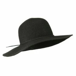 Jeanne Simmons Paper Braid Flat Brim Self Tie Hat -Adams Shop st001fw 4