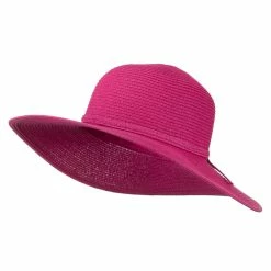 Jeanne Simmons Paper Braid Flat Brim Self Tie Hat -Adams Shop st002fw 1 1