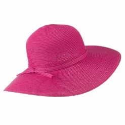 Jeanne Simmons Paper Braid Flat Brim Self Tie Hat -Adams Shop st002fw 3
