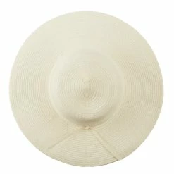Jeanne Simmons Paper Braid Flat Brim Self Tie Hat -Adams Shop st003fw 5