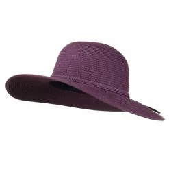 Jeanne Simmons Paper Braid Flat Brim Self Tie Hat -Adams Shop st006fw 1