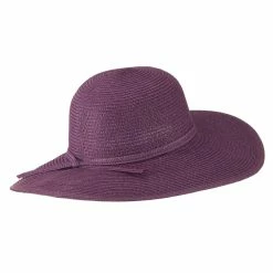 Jeanne Simmons Paper Braid Flat Brim Self Tie Hat -Adams Shop st006fw 3