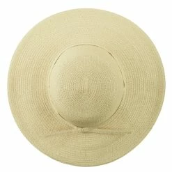 Jeanne Simmons Paper Braid Flat Brim Self Tie Hat -Adams Shop st008fw 5