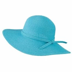 Jeanne Simmons Paper Braid Flat Brim Self Tie Hat -Adams Shop st009fw 2