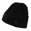 Jeanne Simmons Thick Cable Knit Beanie Cap 2 Jeanne Simmons Thick Cable Knit Beanie Cap -Adams Shop tc001ps 1