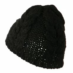 Jeanne Simmons Thick Cable Knit Beanie Cap -Adams Shop tc001ps 2