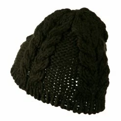 Jeanne Simmons Thick Cable Knit Beanie Cap -Adams Shop tc002ps 2