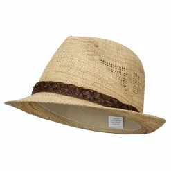 Jeanne Simmons Men's Tribal Design Woven Fedora