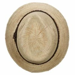 Jeanne Simmons Men's Tribal Design Woven Fedora 16 Jeanne Simmons Men's Tribal Design Woven Fedora -Adams Shop td002cf natural 5