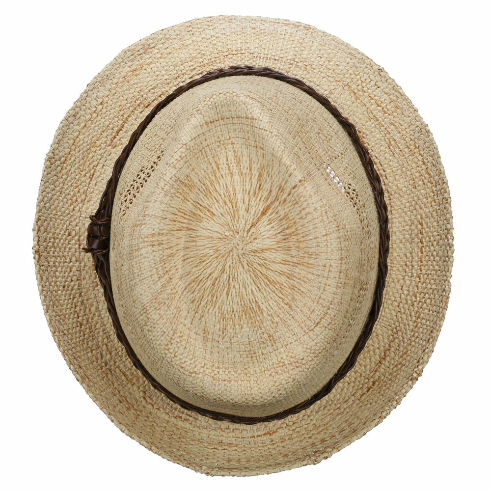 Jeanne Simmons Men's Tribal Design Woven Fedora 7 Jeanne Simmons Men's Tribal Design Woven Fedora - Image 5