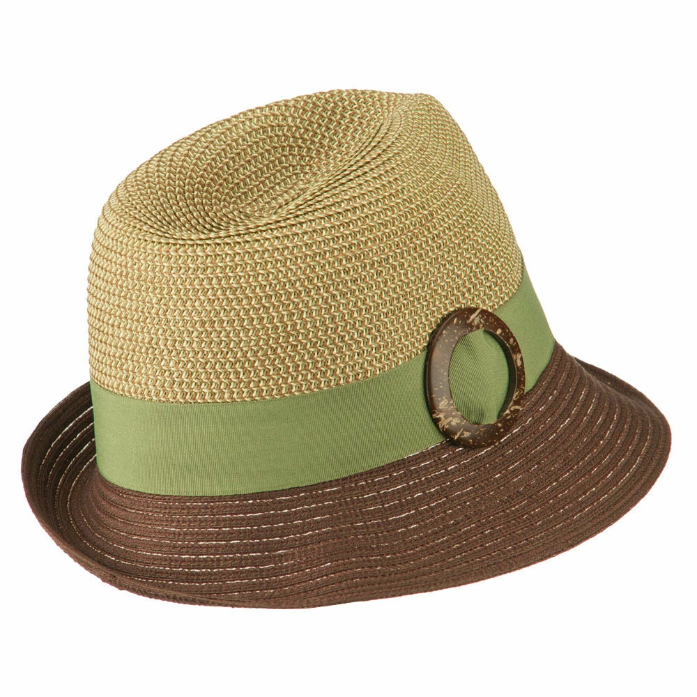 Jeanne Simmons UPF 50+ Two Toned Tweed Fedora 9 Jeanne Simmons UPF 50+ Two Toned Tweed Fedora - Image 7