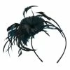 Jeanne Simmons Feather Accent Headband Fascinator -Adams Shop tf003df teal 1
