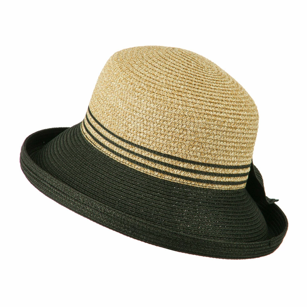 Something Special Two Tone Rolled Up Brim Sun Hat 5 Something Special Two Tone Rolled Up Brim Sun Hat - Image 3