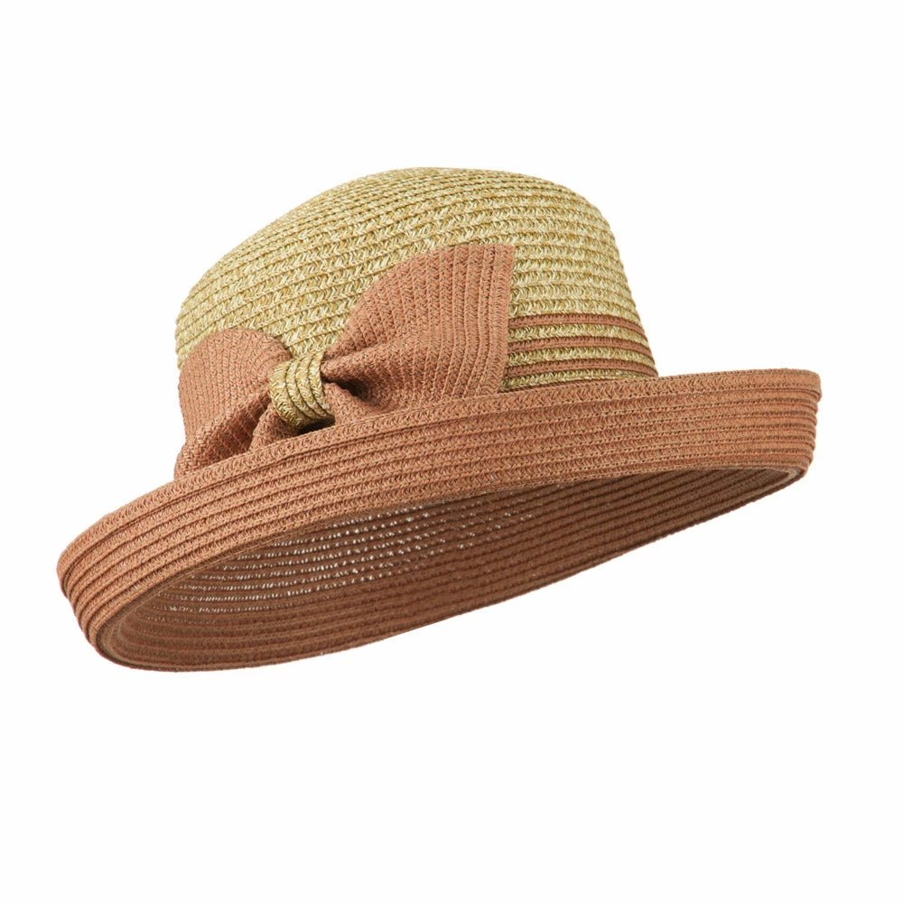 Something Special Two Tone Rolled Up Brim Sun Hat 8 Something Special Two Tone Rolled Up Brim Sun Hat - Image 6