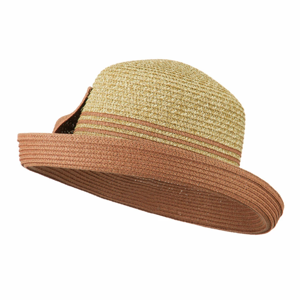 Something Special Two Tone Rolled Up Brim Sun Hat 11 Something Special Two Tone Rolled Up Brim Sun Hat - Image 9