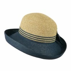Something Special Two Tone Rolled Up Brim Sun Hat 29 Something Special Two Tone Rolled Up Brim Sun Hat -Adams Shop tn003ru navy 3