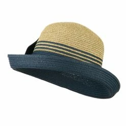 Something Special Two Tone Rolled Up Brim Sun Hat 30 Something Special Two Tone Rolled Up Brim Sun Hat -Adams Shop tn003ru navy 4
