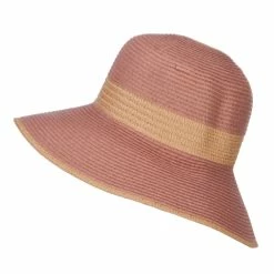 Something Special Two Tone Downturned Brim Bucket Hat 36 Something Special Two Tone Downturned Brim Bucket Hat -Adams Shop tr001bh mauve 5