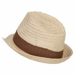 MG Women's Toyo Braid Fedora Hat 18 MG Women's Toyo Braid Fedora Hat -Adams Shop tr002sf natural brown 2