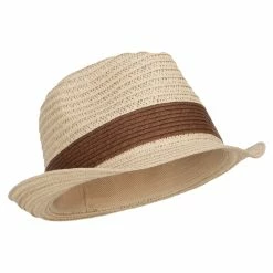 MG Women's Toyo Braid Fedora Hat 20 MG Women's Toyo Braid Fedora Hat -Adams Shop tr002sf natural brown 4