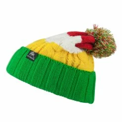 City Hunter Three Tone Knit Pom Beanie 91 City Hunter Three Tone Knit Pom Beanie -Adams Shop tr003bf kelly 5 2