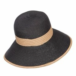 Something Special Two Tone Downturned Brim Bucket Hat 44 Something Special Two Tone Downturned Brim Bucket Hat -Adams Shop tr003bh black 3