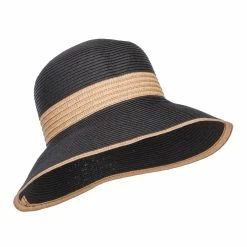 Something Special Two Tone Downturned Brim Bucket Hat 45 Something Special Two Tone Downturned Brim Bucket Hat -Adams Shop tr003bh black 4