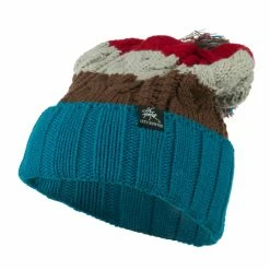City Hunter Three Tone Knit Pom Beanie 57 City Hunter Three Tone Knit Pom Beanie -Adams Shop tr009bf royal 1 2