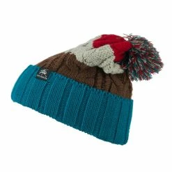 City Hunter Three Tone Knit Pom Beanie 61 City Hunter Three Tone Knit Pom Beanie -Adams Shop tr009bf royal 5 2