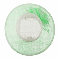 Something Special Two Tone Sheer Flower Accent Sinamay Hat 41 Something Special Two Tone Sheer Flower Accent Sinamay Hat -Adams Shop ts002fs 5