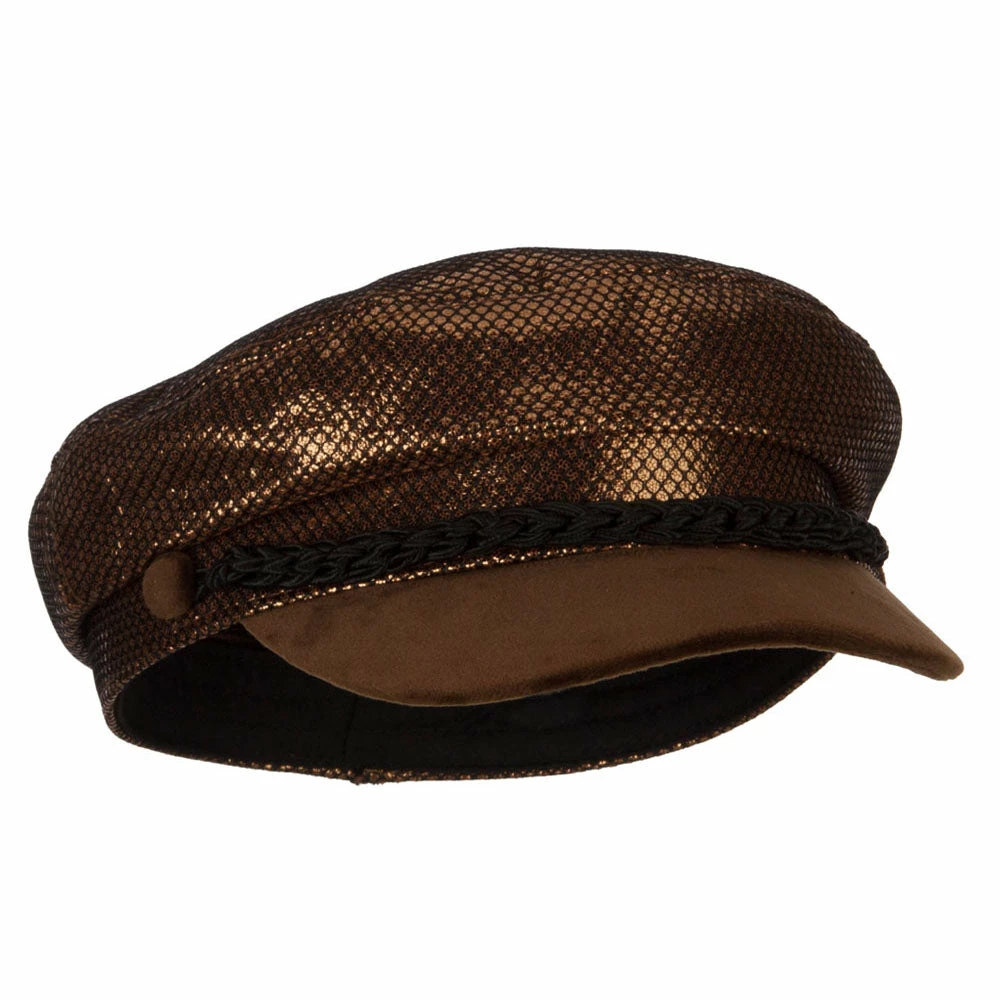 Something Special Two Tone Metallic And Velvet Greek Fisherman Cap 12 Something Special Two Tone Metallic And Velvet Greek Fisherman Cap - Image 10