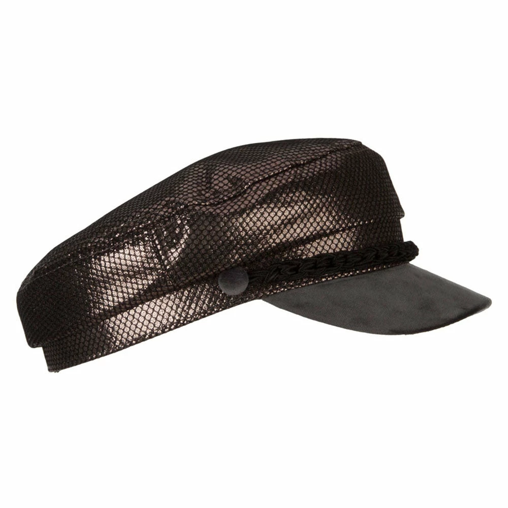 Something Special Two Tone Metallic And Velvet Greek Fisherman Cap 16 Something Special Two Tone Metallic And Velvet Greek Fisherman Cap - Image 14