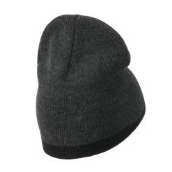 Artex Two Tone Short Beanie 59 Artex Two Tone Short Beanie -Adams Shop tw002ms dk grey black 3