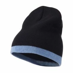 Artex Two Tone Short Beanie 62 Artex Two Tone Short Beanie -Adams Shop tw003ms black blue 1