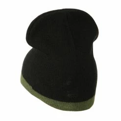 Artex Two Tone Short Beanie 68 Artex Two Tone Short Beanie -Adams Shop tw004ms black olive 2