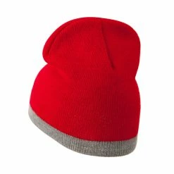 Artex Two Tone Short Beanie 73 Artex Two Tone Short Beanie -Adams Shop tw005ms red lt grey 2