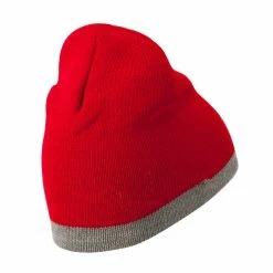 Artex Two Tone Short Beanie 74 Artex Two Tone Short Beanie -Adams Shop tw005ms red lt grey 3