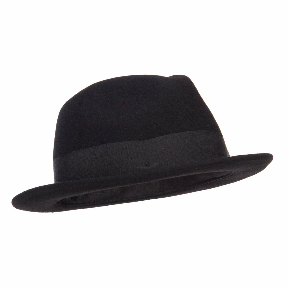 Jeanne Simmons Men's Wool Felt Upbrim Fedora 6 Jeanne Simmons Men's Wool Felt Upbrim Fedora - Image 4