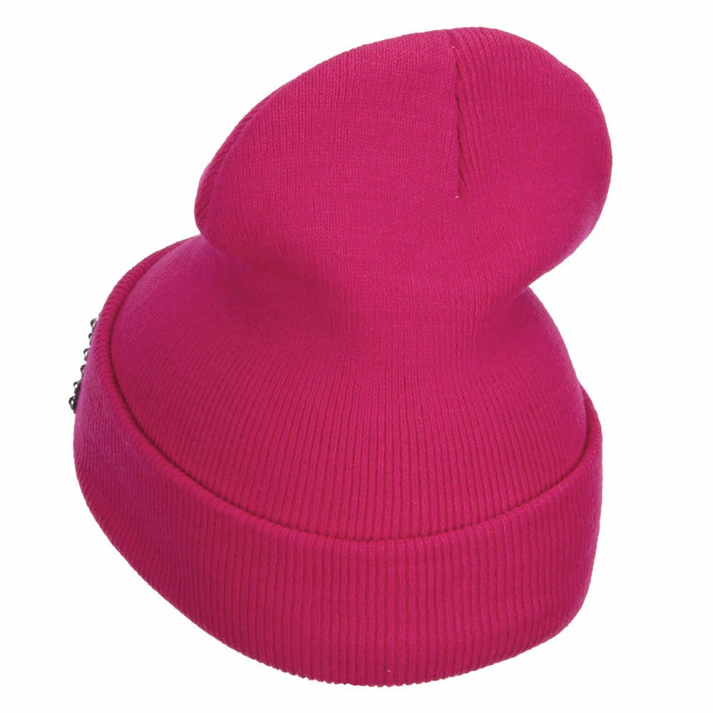 Something Special Boss Rhinestones Cuff Long Beanie 4 Something Special Boss Rhinestones Cuff Long Beanie - Image 2