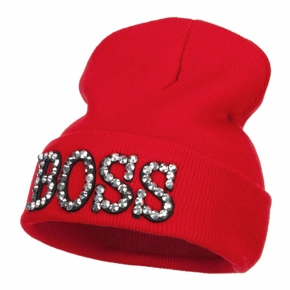 Something Special Boss Rhinestones Cuff Long Beanie 8 Something Special Boss Rhinestones Cuff Long Beanie - Image 6