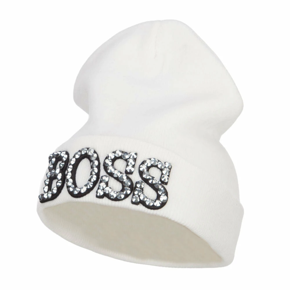 Something Special Boss Rhinestones Cuff Long Beanie 13 Something Special Boss Rhinestones Cuff Long Beanie - Image 11