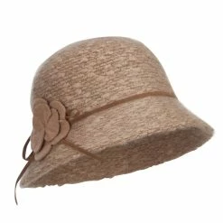 Jeanne Simmons Women's Flower Yarn Bucket Hat -Adams Shop uh003bh gold 1