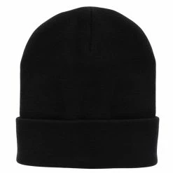 Bayside 12 Inch Solid Knit Cuff Long Beanie -Adams Shop um001bf black 5 1