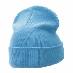 Bayside 12 Inch Solid Knit Cuff Long Beanie -Adams Shop um004bf carolina blue 3 1