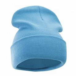 Bayside 12 Inch Solid Knit Cuff Long Beanie -Adams Shop um004bf carolina blue 4 1