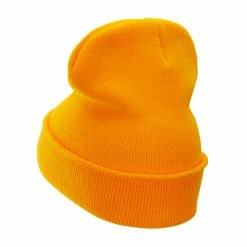 Bayside 12 Inch Solid Knit Cuff Long Beanie -Adams Shop um010bf gold 2 1