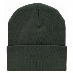 Bayside 12 Inch Solid Knit Cuff Long Beanie -Adams Shop um011bf graphite 5 1