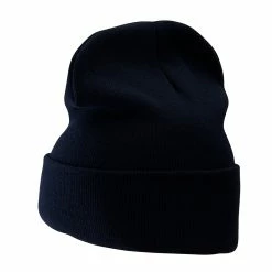 Bayside 12 Inch Solid Knit Cuff Long Beanie -Adams Shop um015bf navy 2 1