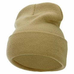 Adams Shop 12 Bayside 12 Inch Solid Knit Cuff Long Beanie